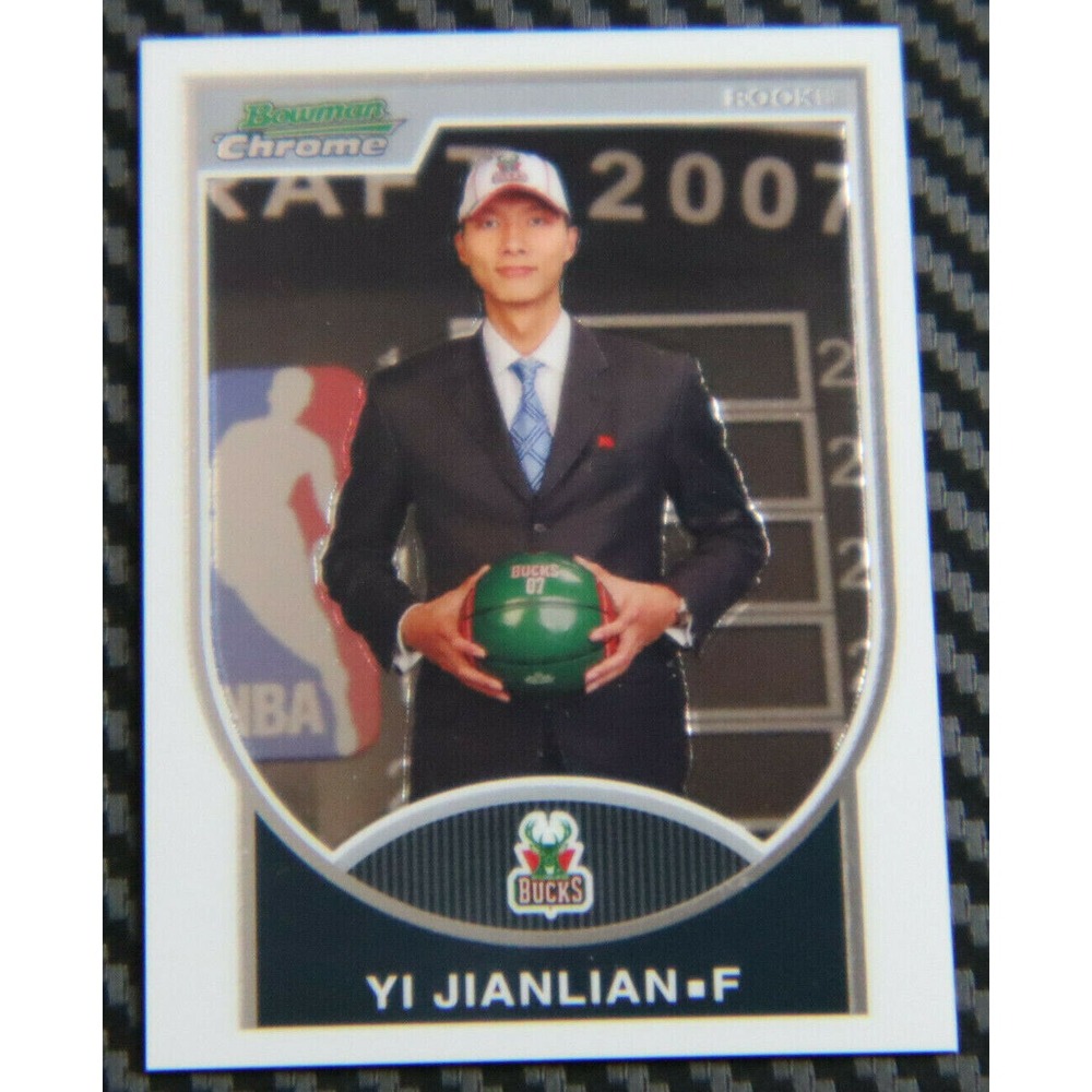 2007-08 BOWMAN CHROME YI JIANLIAN ROOKIE #D 821/2999
